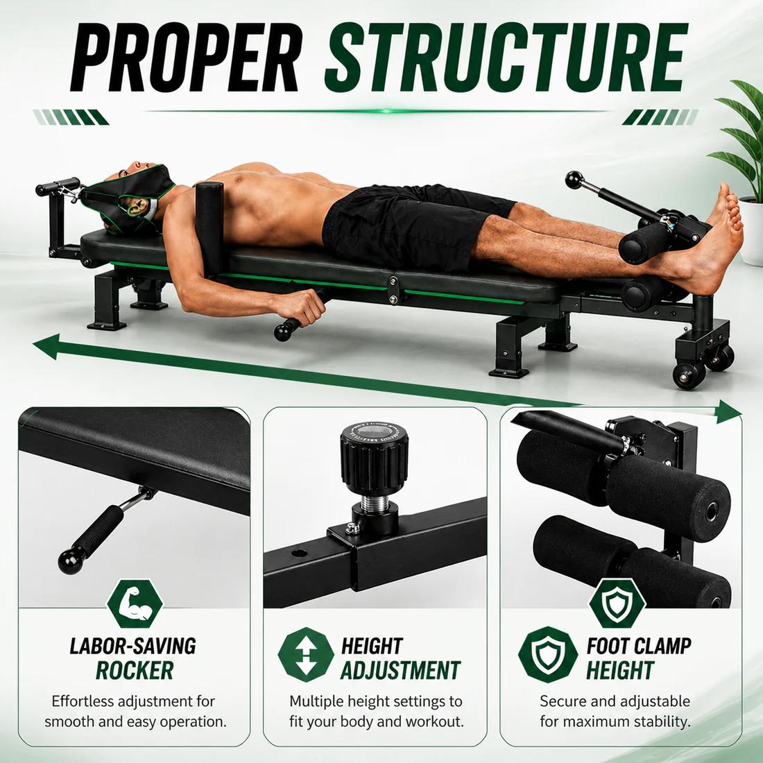 Lumbar Stretch & Decompression Bench